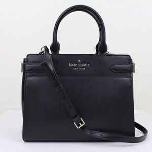 Kate Spade Leather Staci Cameron Medium Satchel Bag